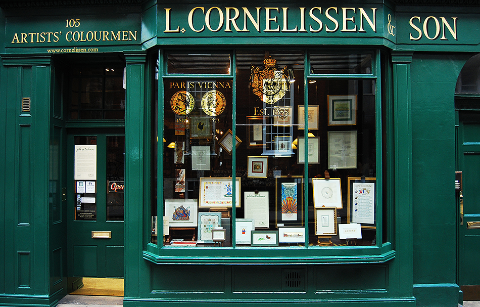 L. Cornelissen & Son Shopfront in London