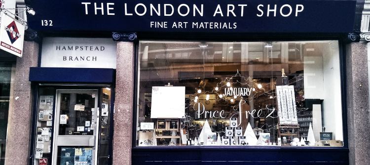 The London Art Shop Shopfront in London