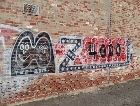 Anti-style graffiti by Z4000