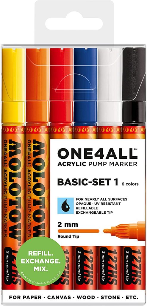 Molotow One4All 6 Marker Set