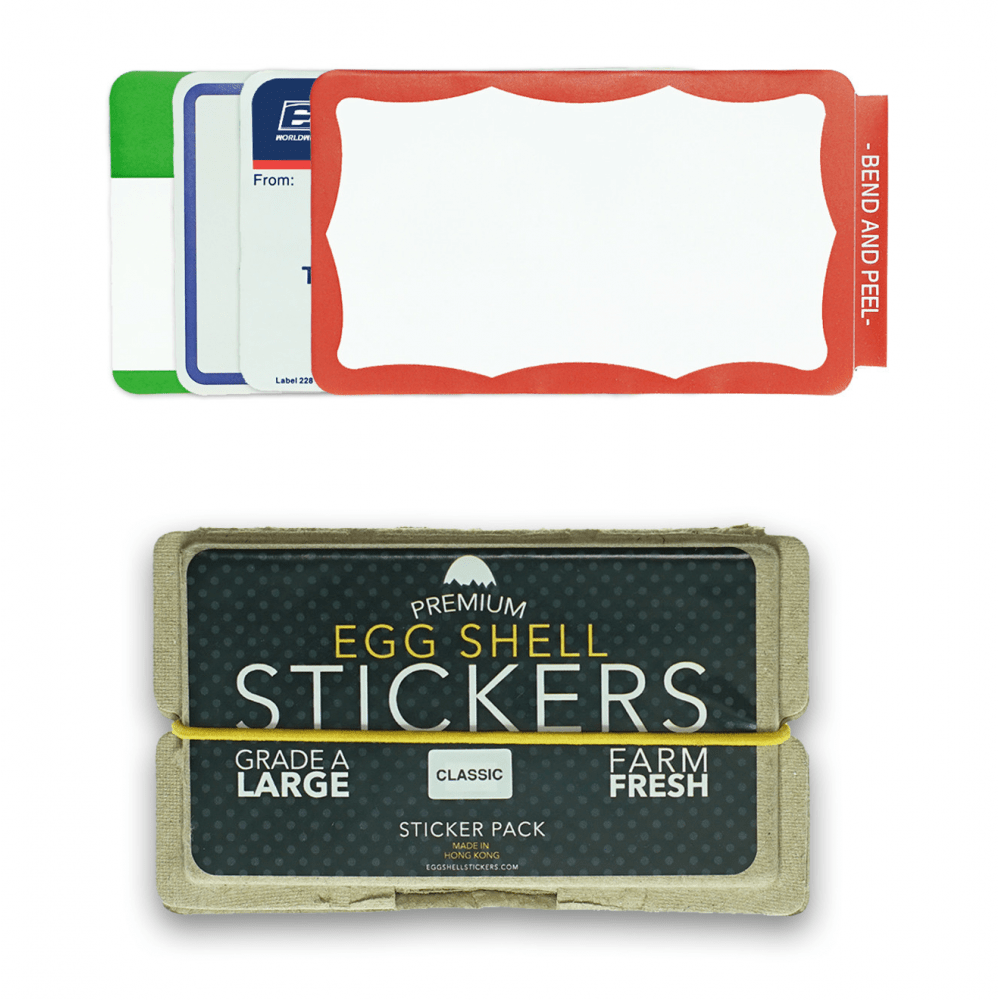 Egg Shell Stickers Classic Mixed Pack