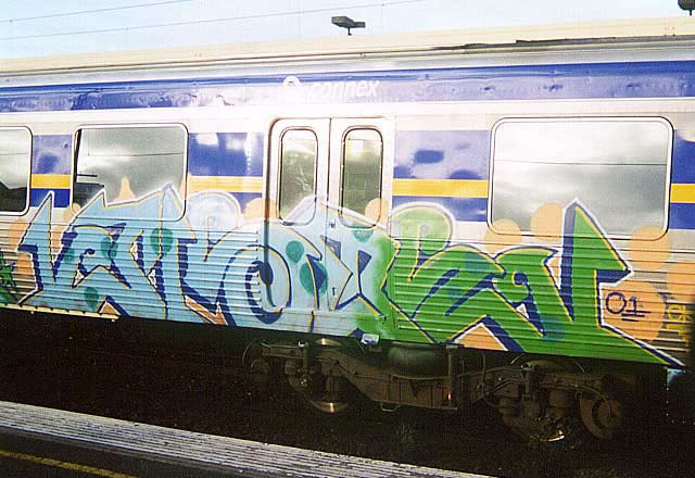 Jisoe on a Melbourne train