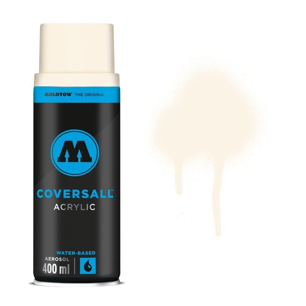 molotow coversall water based acrylic paint 400ml cream