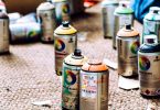 various cans of mtn water based 300 spray paint