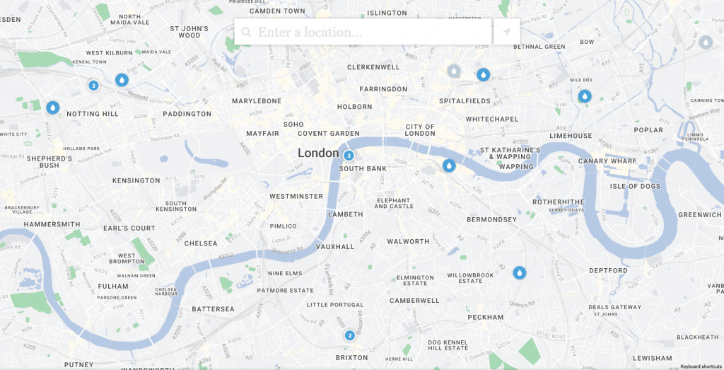 legal-walls.net map of london legal graffiti walls