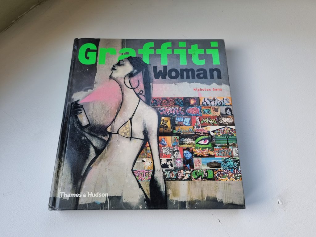 graffiti woman book